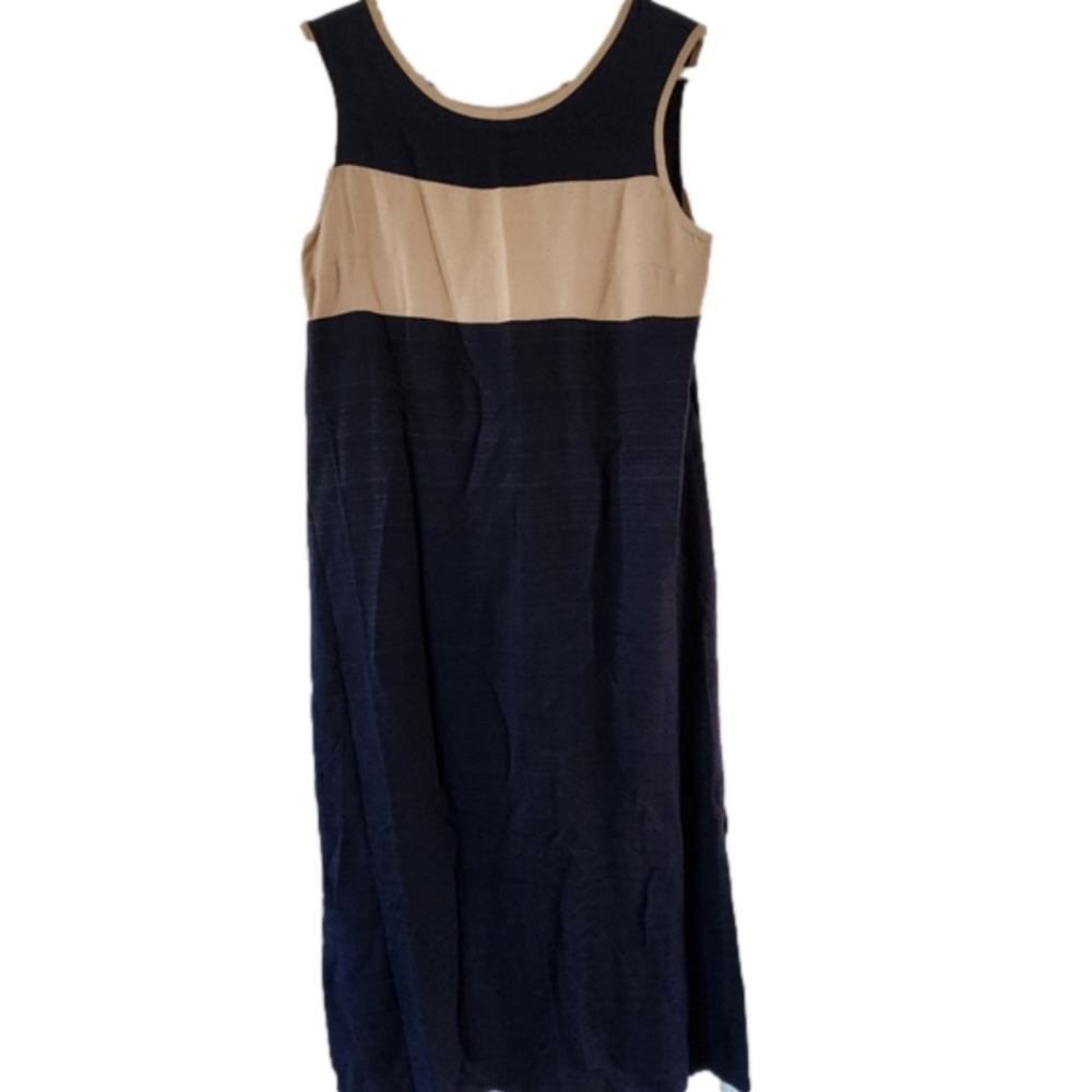 Laura Petites Sleeveless Navy dress Size 8 Canada